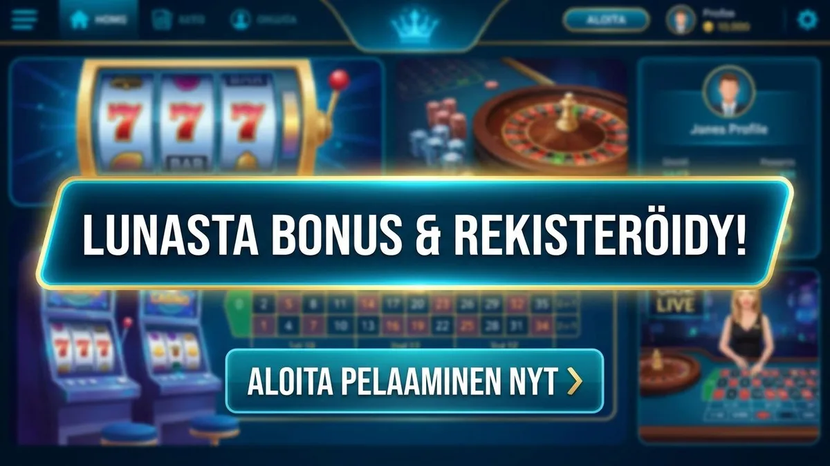 Rekisteröidy bonuksella